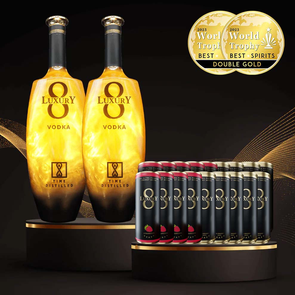 LUXURY 8® Vodka-Gold Party Bundle 2